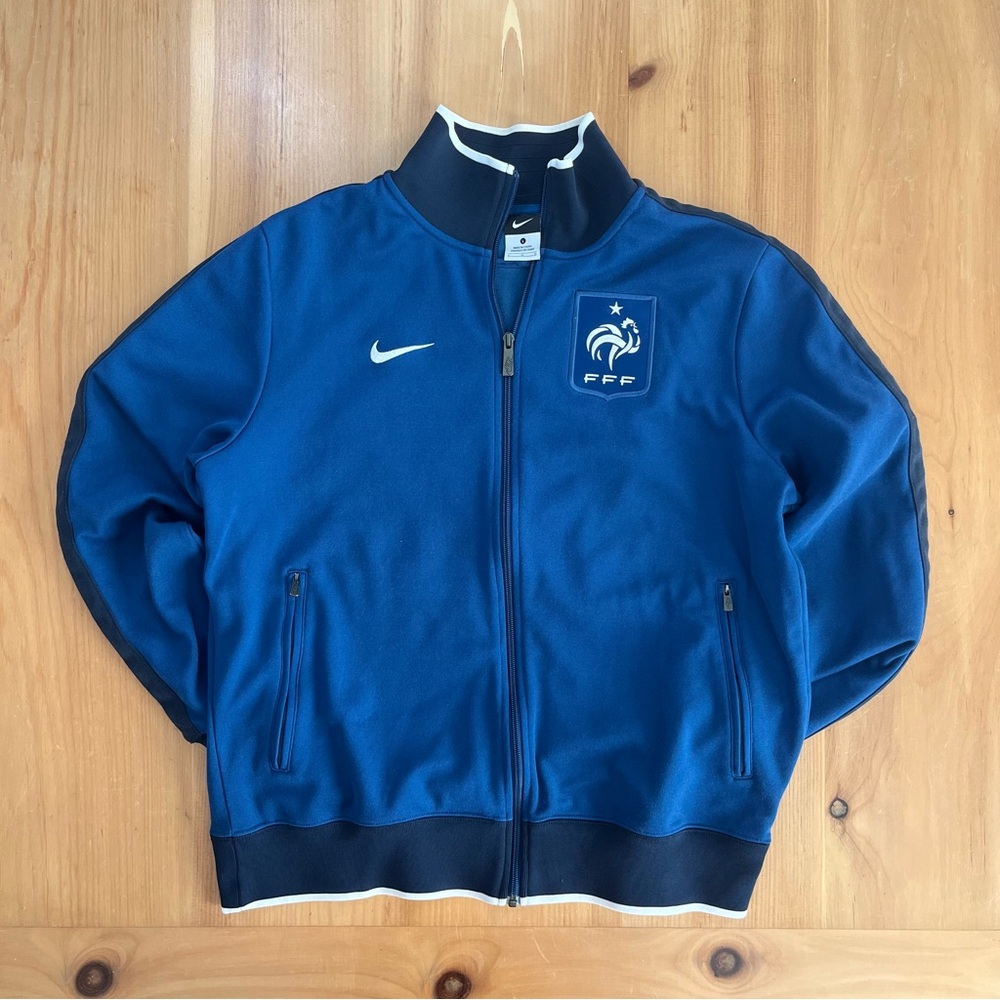 Nike France FFF N98 Track Jacket L • 2011 One-Star Era • Obsidian Blue
